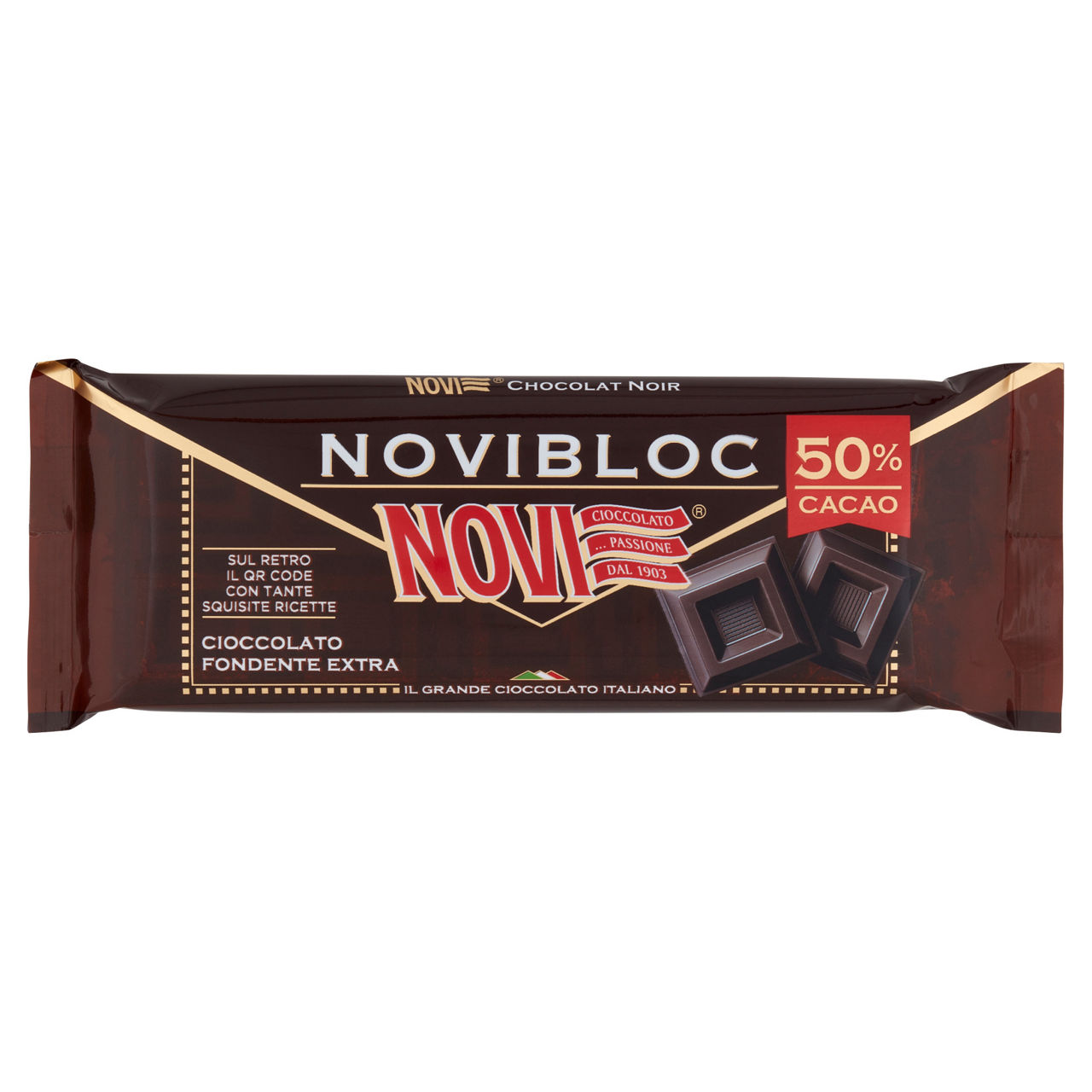 Tavoletta di cioccolato fondente extra 150 gr - Immagine 01