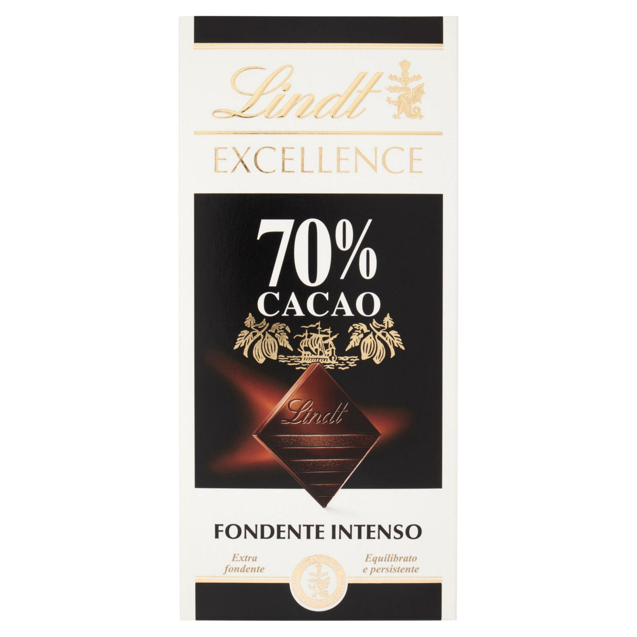 Tavoletta di cioccolato fondente intenso 70% 100 gr - Immagine 01