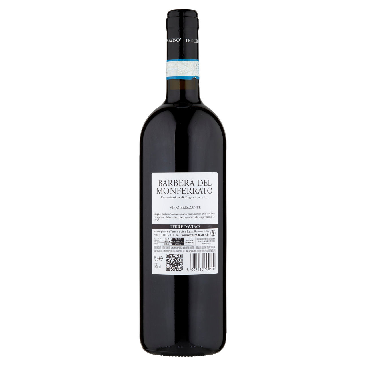 Vino rosso frizzante Barbera del Monferrato DOC 750 ml - Immagine 21