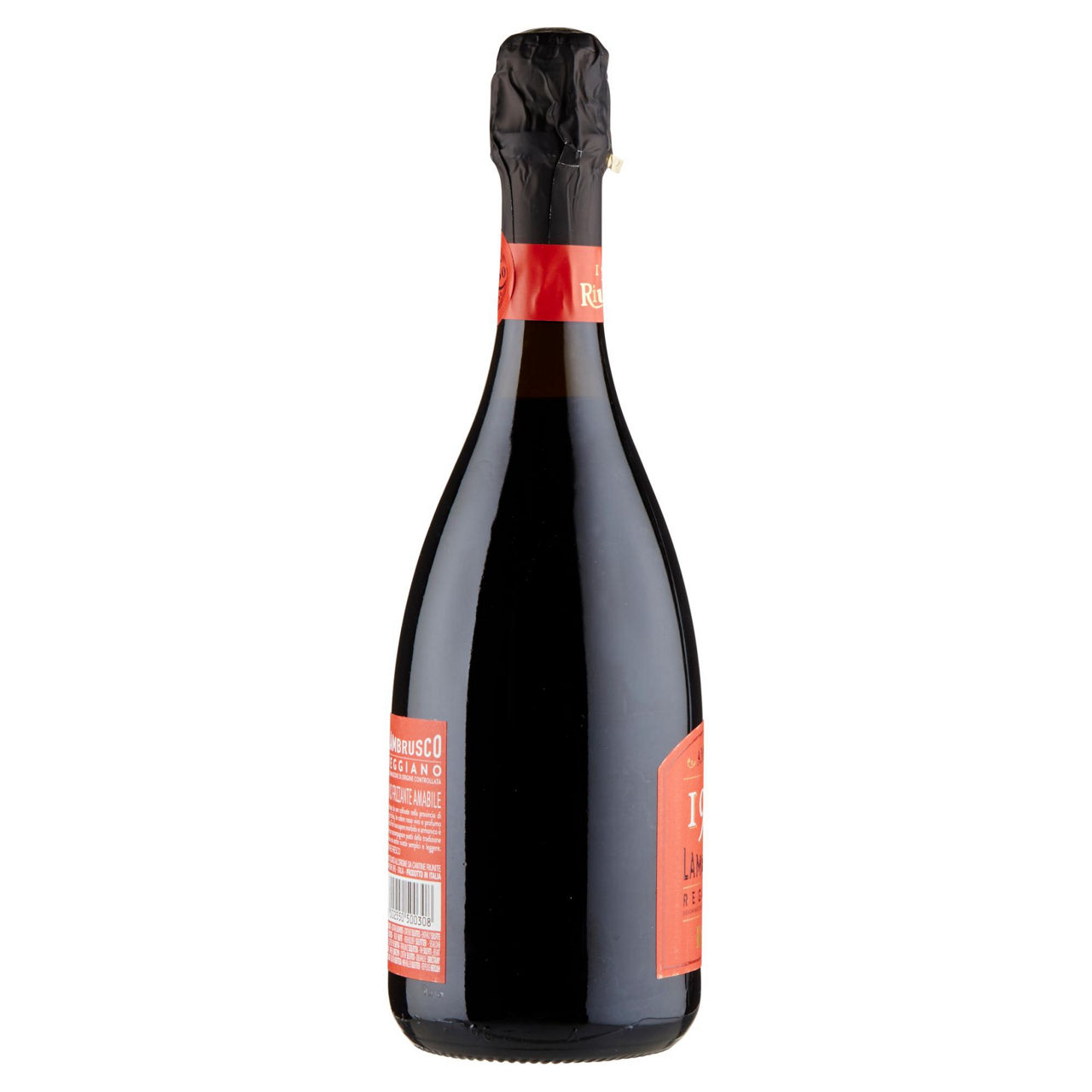 Vino rosso frizzante Lambrusco Reggiano DOC Amabile 750 ml - Immagine 51