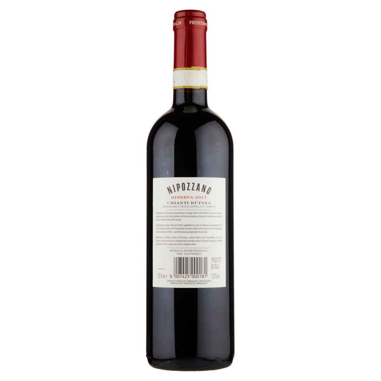 Vino rosso Chianti Rufina riserva DOCG Nipozzano 750 ml  - Immagine 41