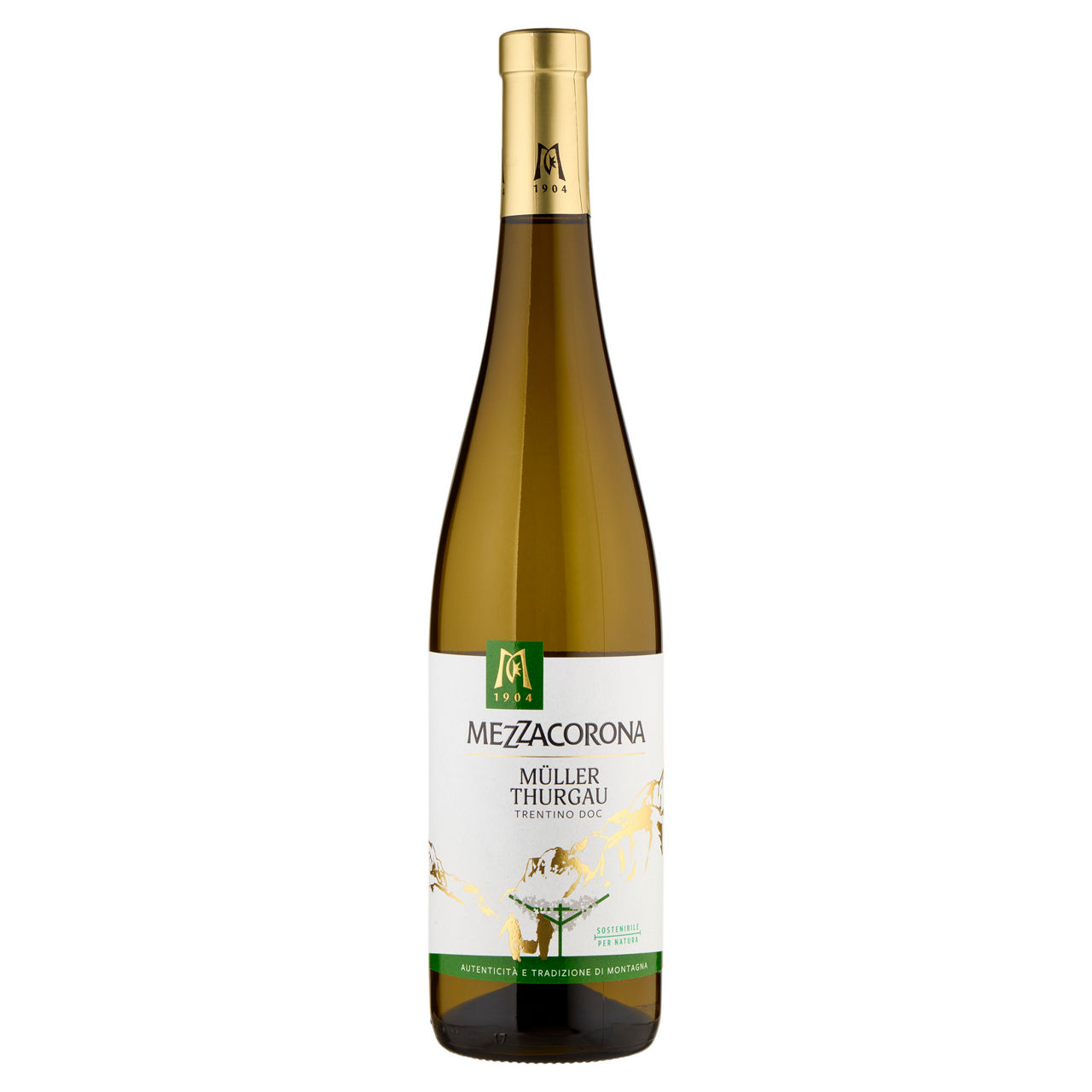 Vino bianco Muller Thurgau Trentino DOC 750 ml - Immagine 01