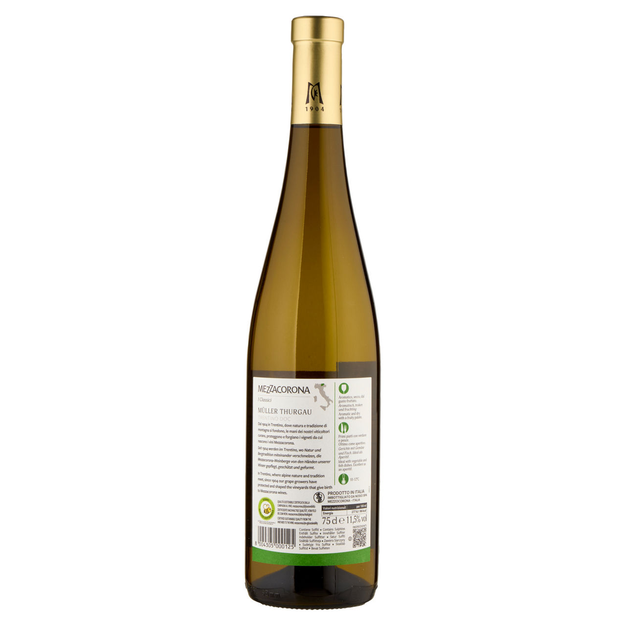 Vino bianco Muller Thurgau Trentino DOC 750 ml - Immagine 31