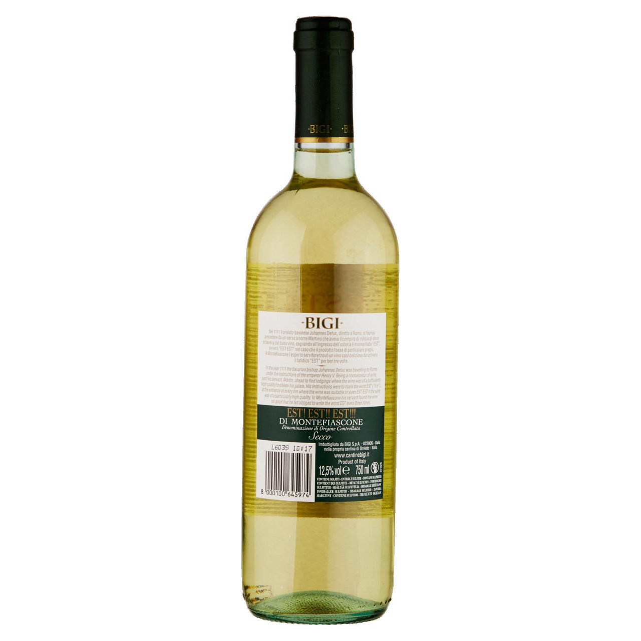 EST EST EST DI MONTEFIASCONE DOC BIGI ML. 750 - Immagine 11
