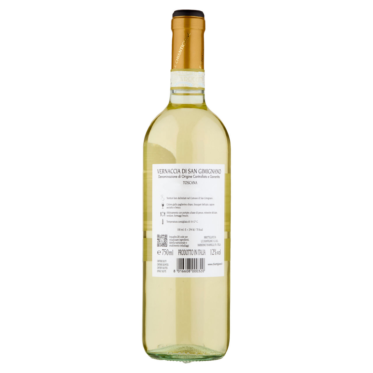 Vino bianco Vernaccia di San Gimignano DOCG 750 ml - Immagine 21