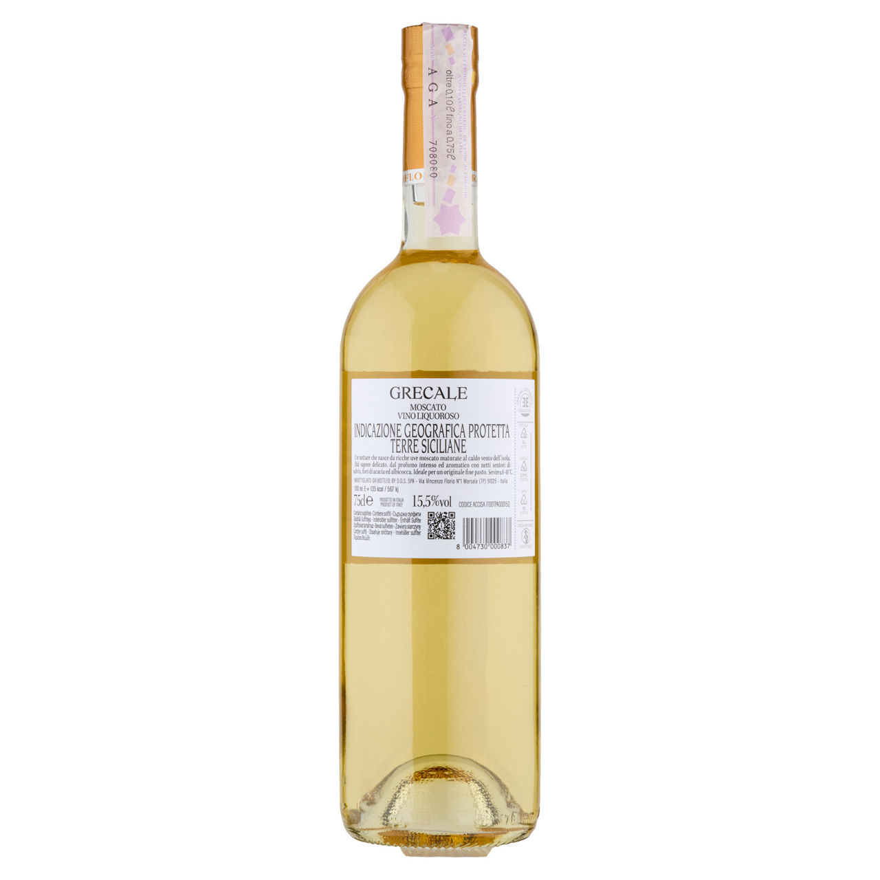 Vino dolce Grecale Moscato IGP Terre Siciliane 750 ml - Immagine 51