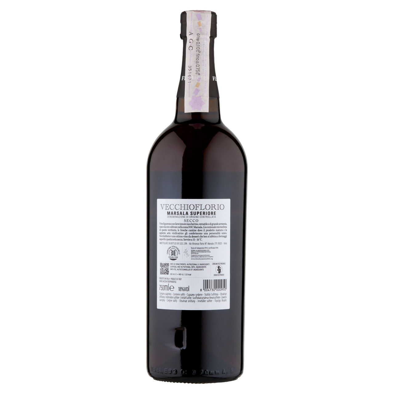 Vino dolce Vecchioflorio Marsala Superiore DOC Secco 750 ml - Immagine 51