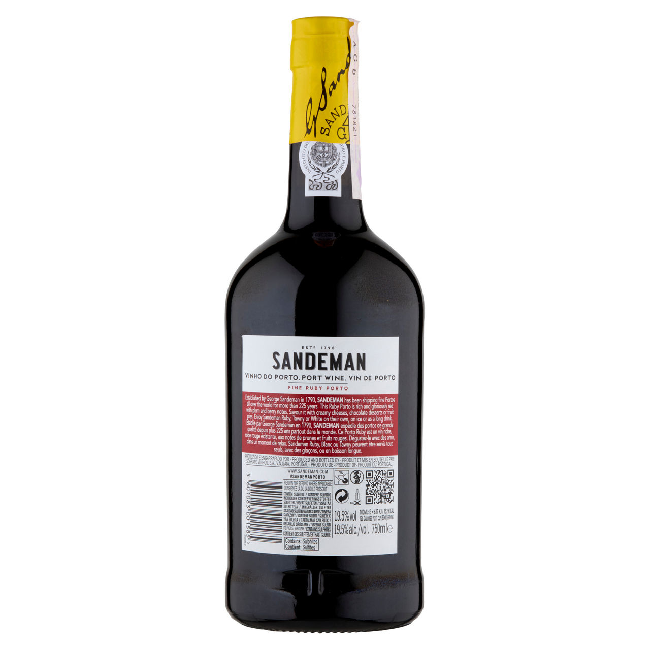 PORTO SANDEMAN RUBY IVDP  ML. 750 - Immagine 11