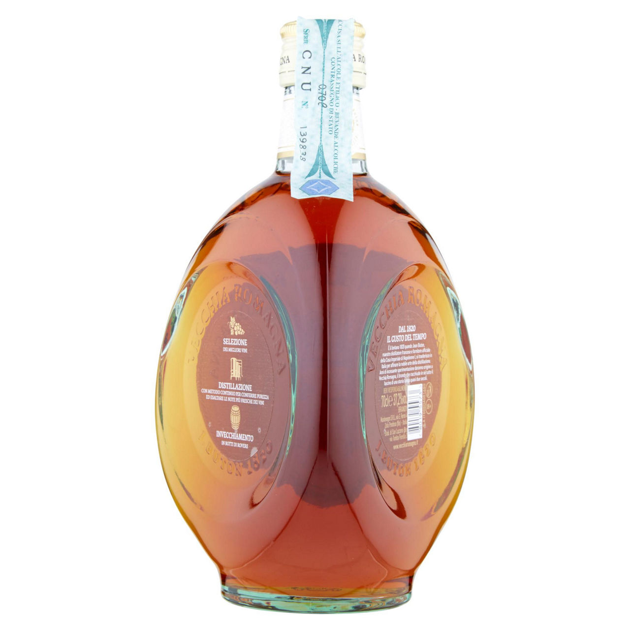 Brandy vecchia romagna classica  37.2 gradi bottiglia ml.700 - Immagine 21