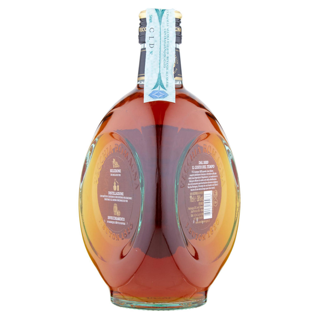 Brandy vecchia romagna etichetta nera 38 gradi 700 ml - Immagine 21