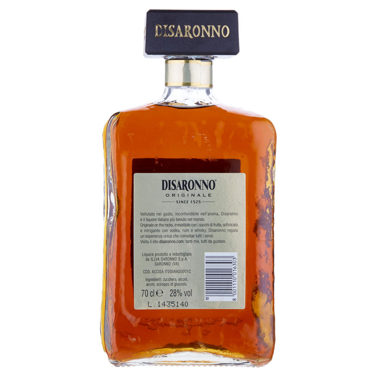 Liquore dolce di saronno originale 28 gradi bottiglia  ml. 700 - Immagine 21