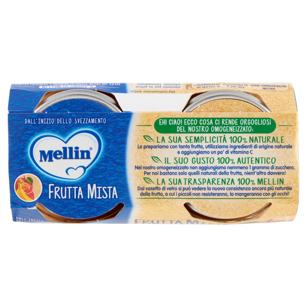 Omogeneizzato di frutta mista 2  pz x 100 gr - Immagine 21