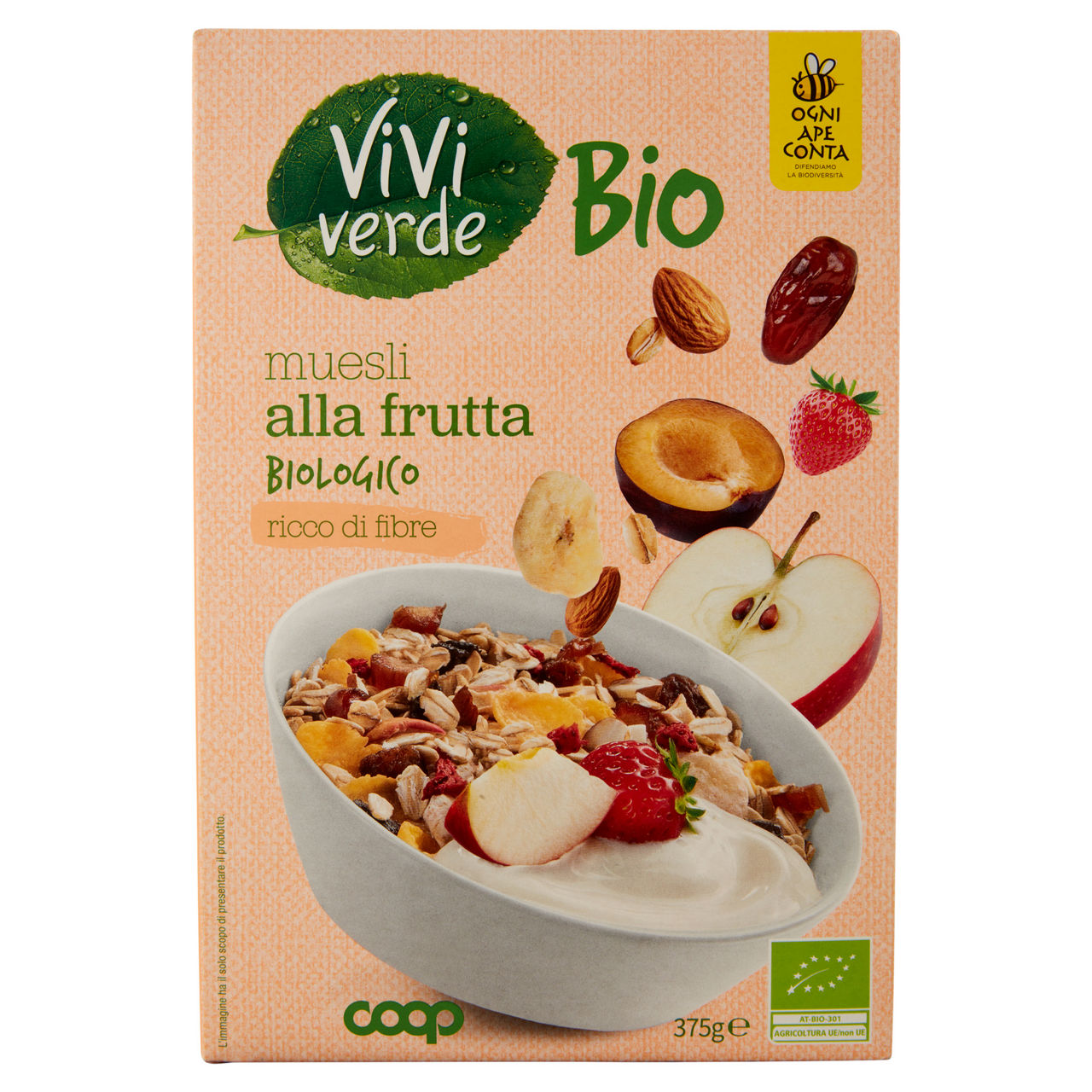 Muesli alla frutta bio 375 gr - Immagine 01