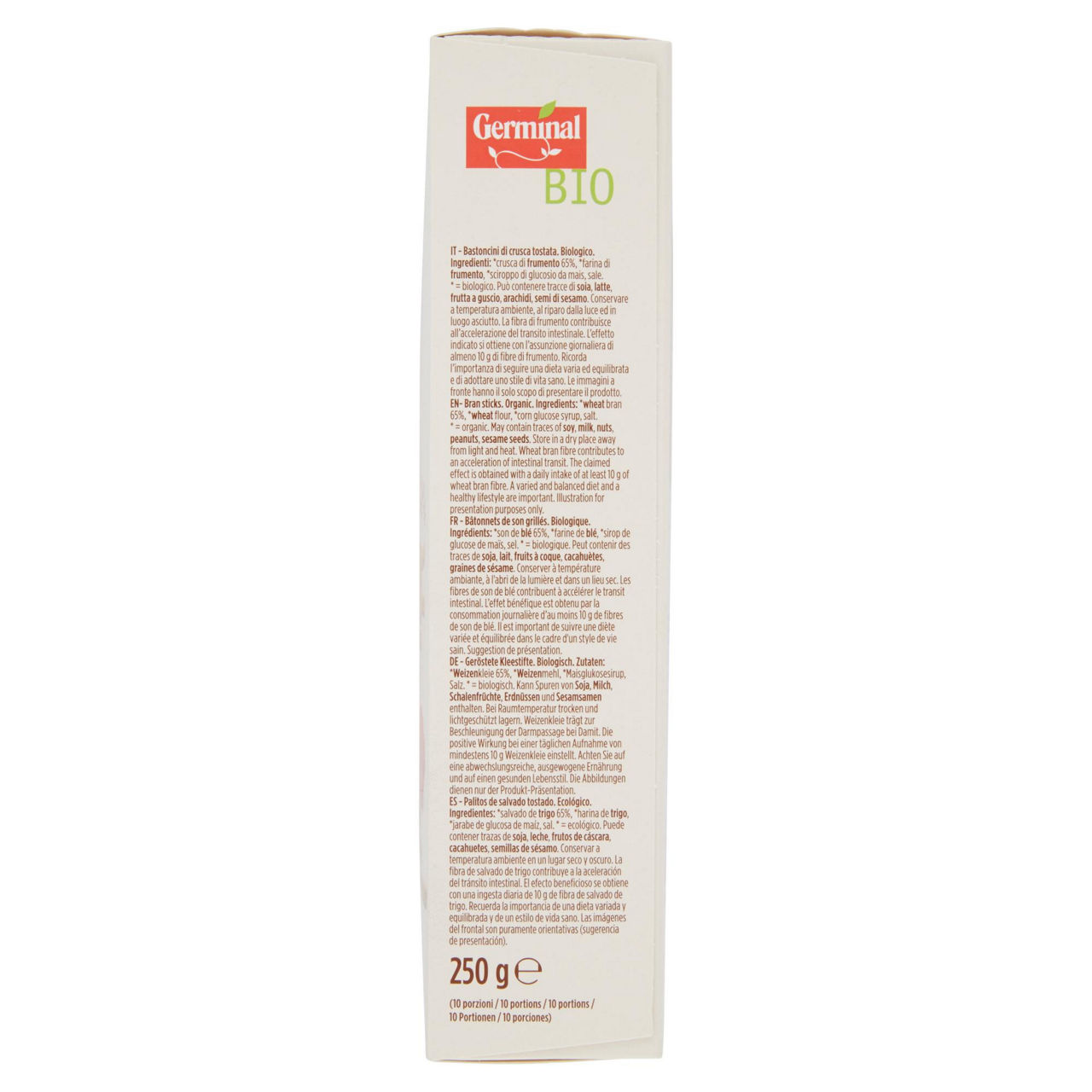Bastoncini di crusca tostata bio 250 gr - Immagine 31