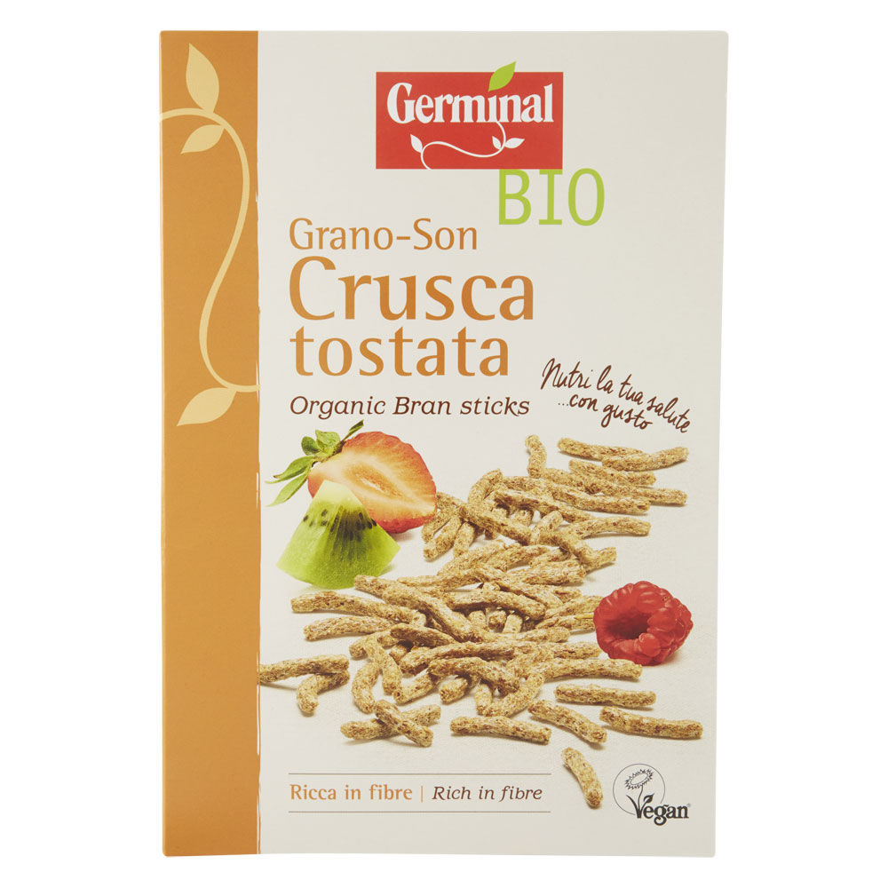 Bastoncini di crusca tostata bio 250 gr - Immagine 01