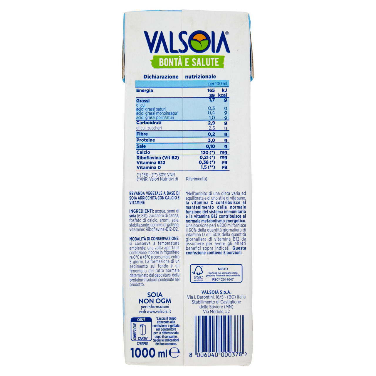 Bevanda di soia gusto Morbido 1 lt - Immagine 21