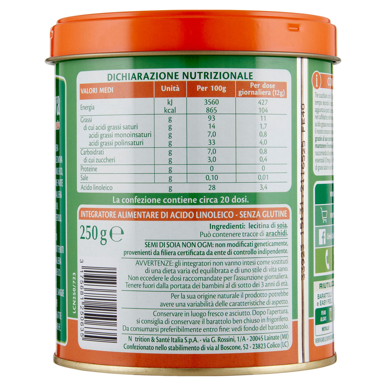 Lecitina di soia 250 gr - Immagine 31