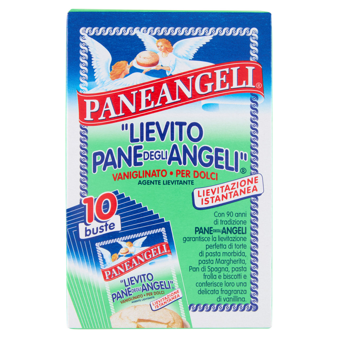 Lievito vanigliato per dolci 10 pz 160 gr