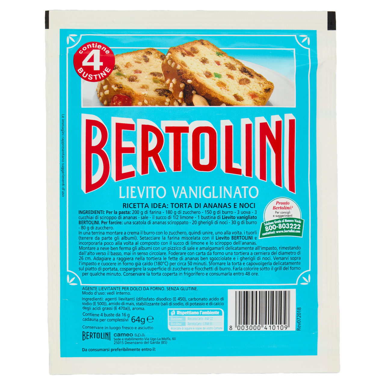Lievito vanigliato per dolci 4 pz 64 gr - Immagine 11