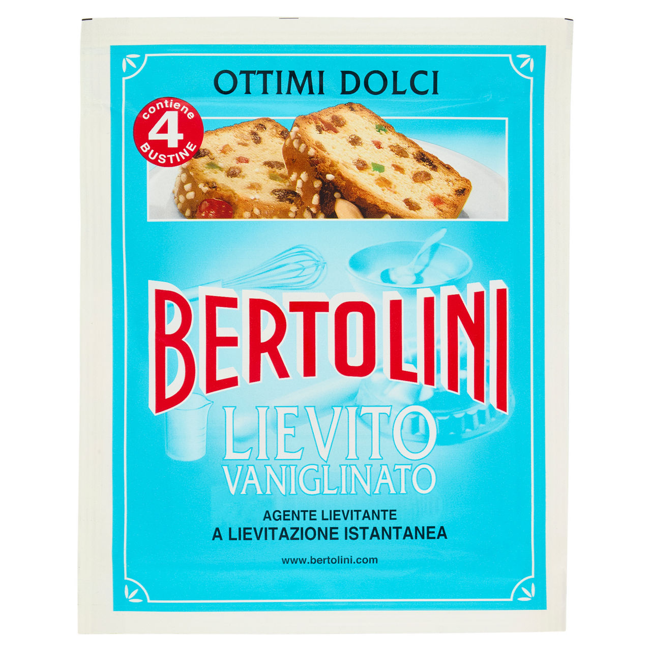 Lievito vanigliato per dolci 4 pz 64 gr - Immagine 01
