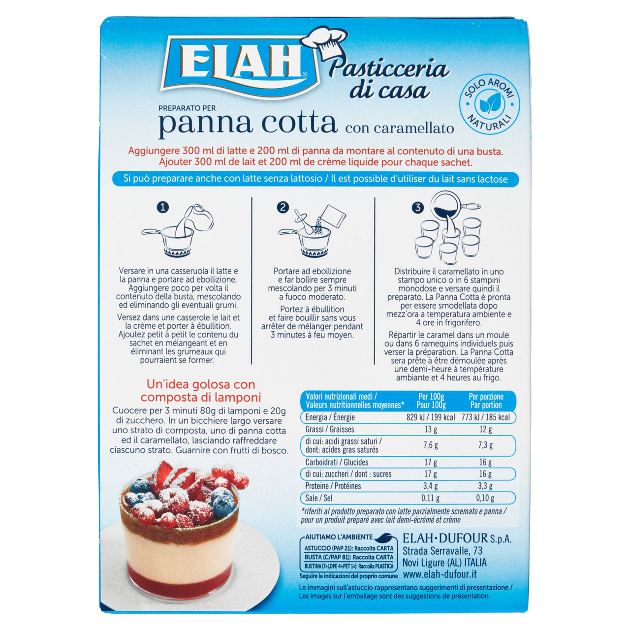 Preparato per panna cotta con caramellato 90 gr - Immagine 31