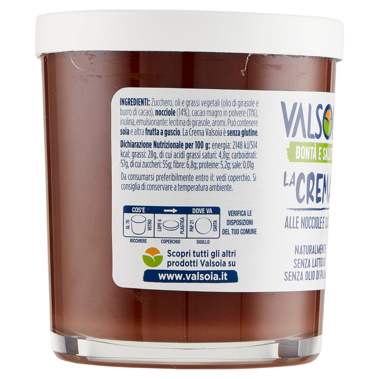 Crema spalmabile vegetale alle nocciole e cacao 200 gr - Immagine 11