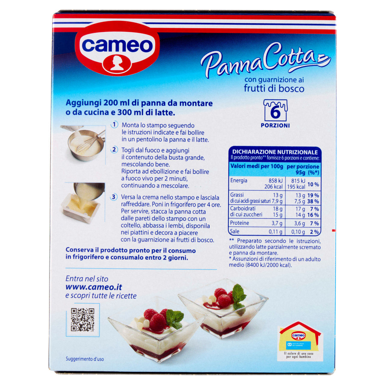 Preparato per panna cotta ai frutti di bosco 107 gr  - Immagine 31