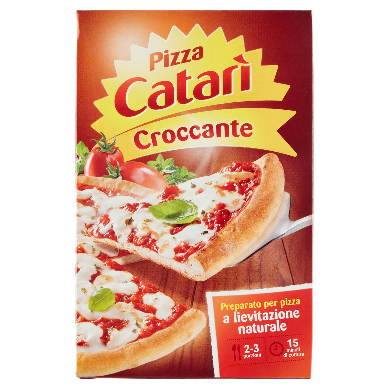 Preparato per pizza croccante istantanea 448 gr - Immagine 01