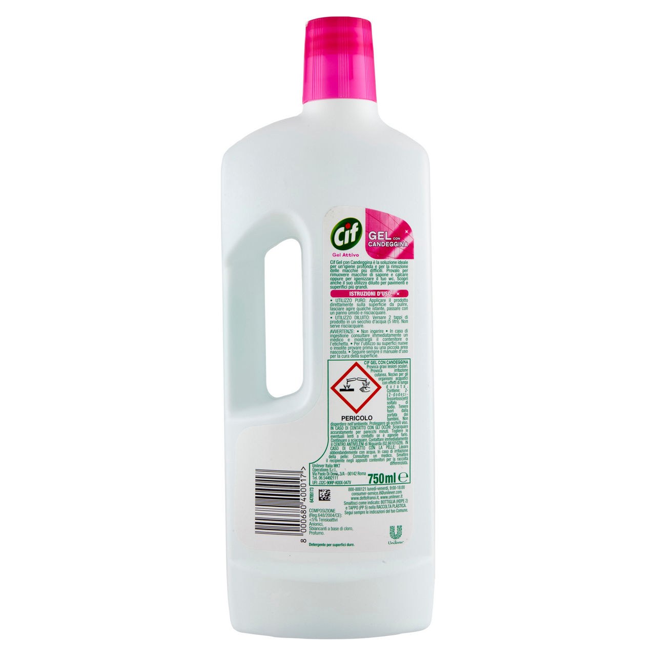 Detergente cif gel con candeggina flacone ml  750 - Immagine 31