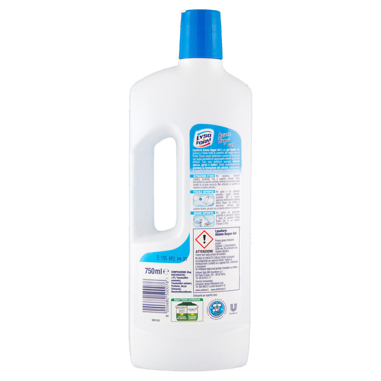 Detergente lysoform bagno gel flacone  ml 750 - Immagine 31