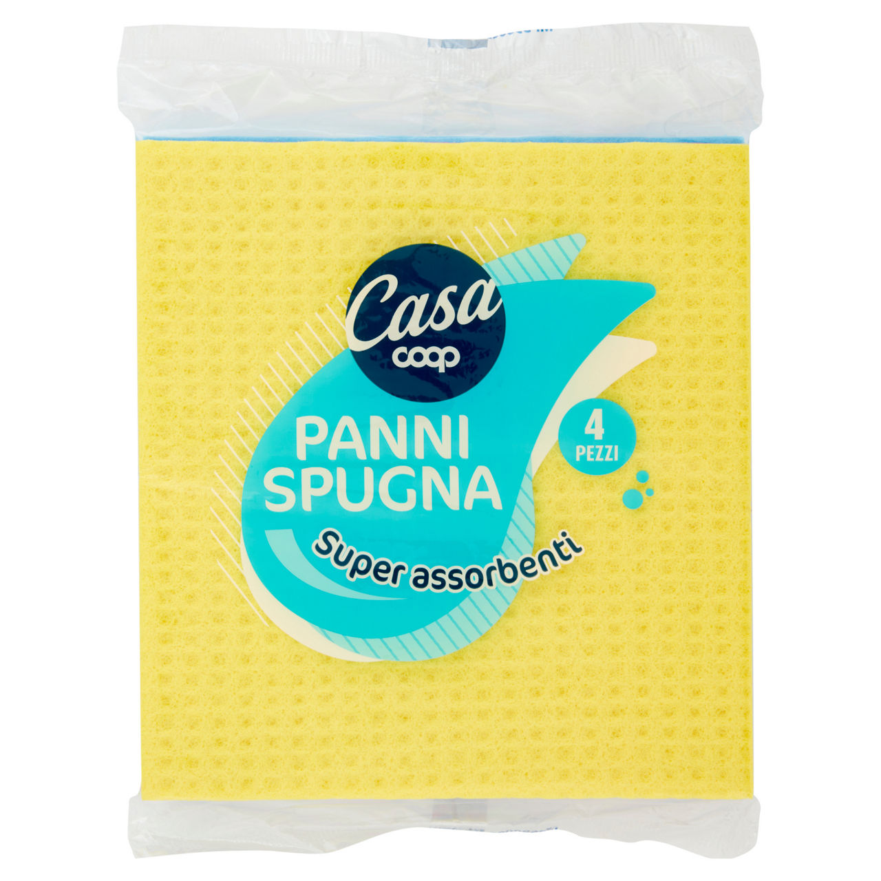Panni spugna super assorbenti 4 pz - Immagine 01