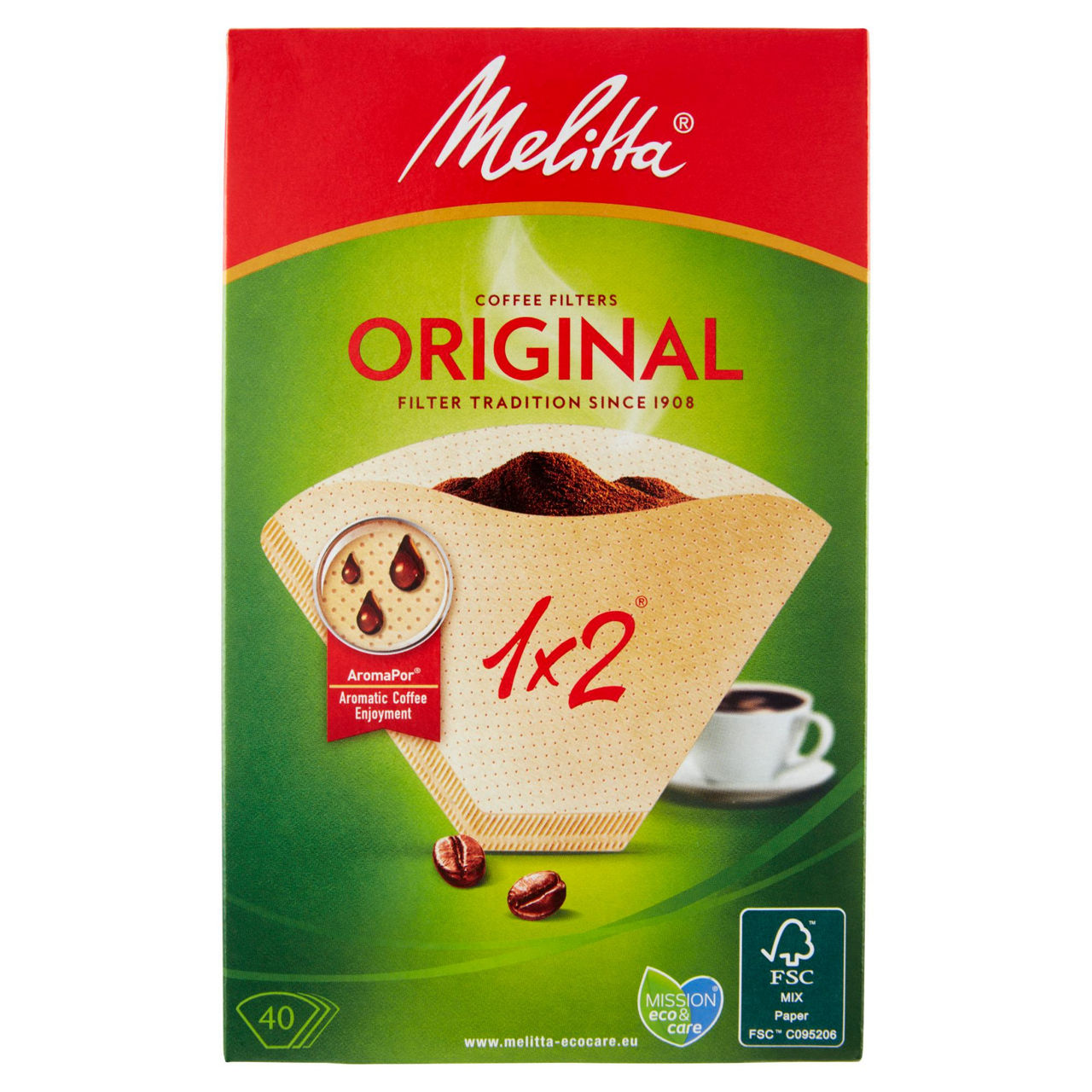 Filtri per caffè 40 pz - Immagine 01