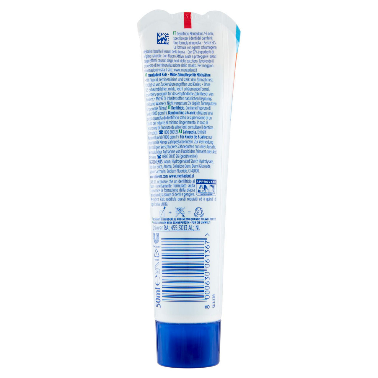 DENTIFRICIO MENTADENT KIDS JUNIOR TUBO ML.50 - Immagine 21