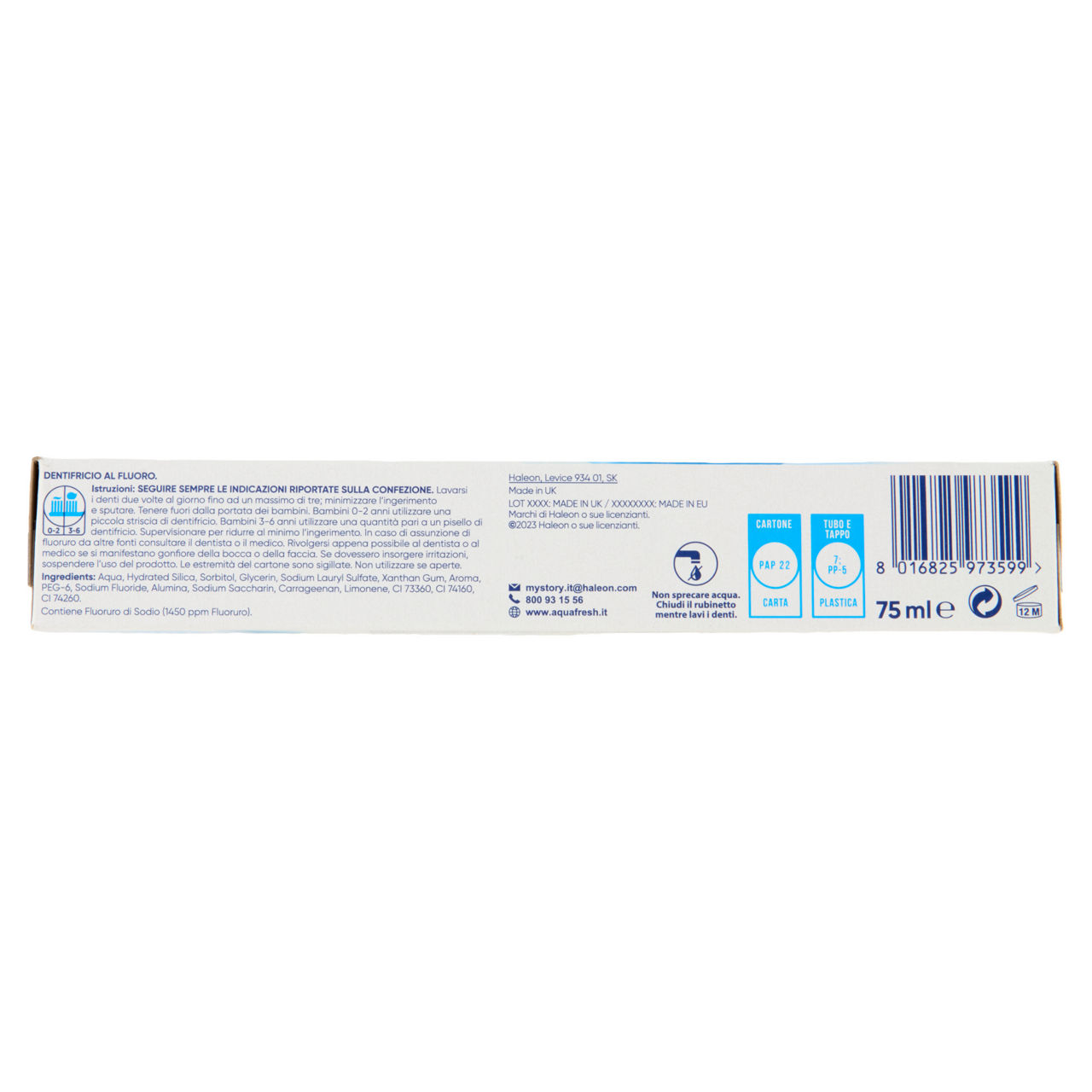 Dentifricio aquafresh tripla protezione 75 ml - Immagine 51