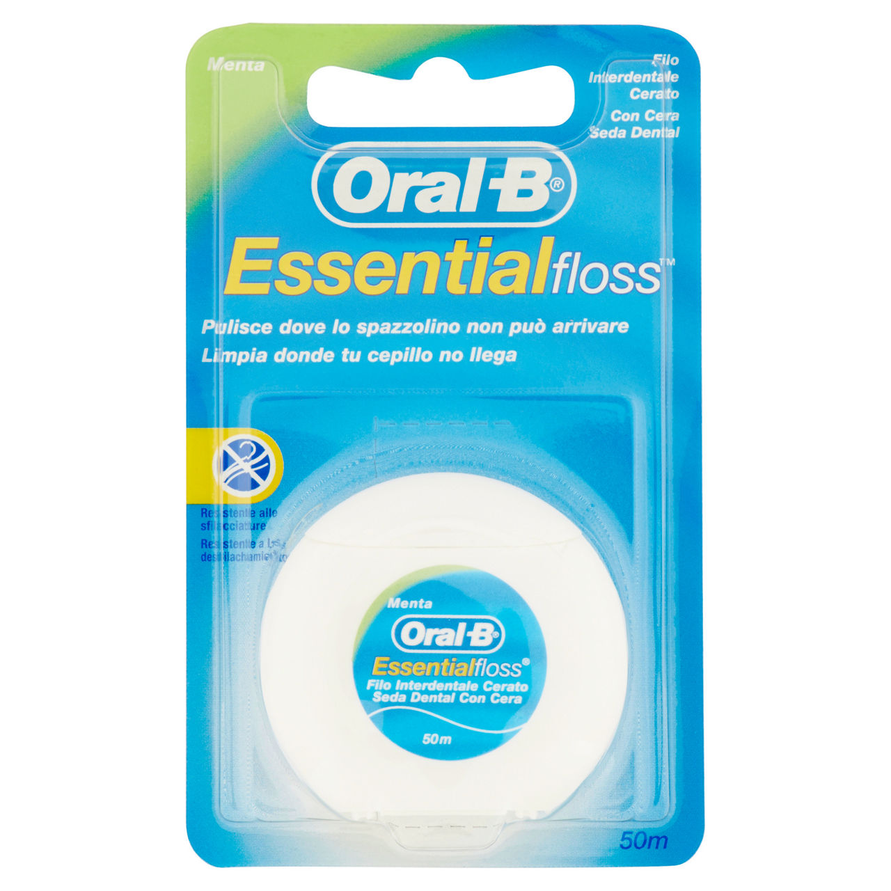 Filo interdentale cerato oral b 50 mt pz. 1 - Immagine 01