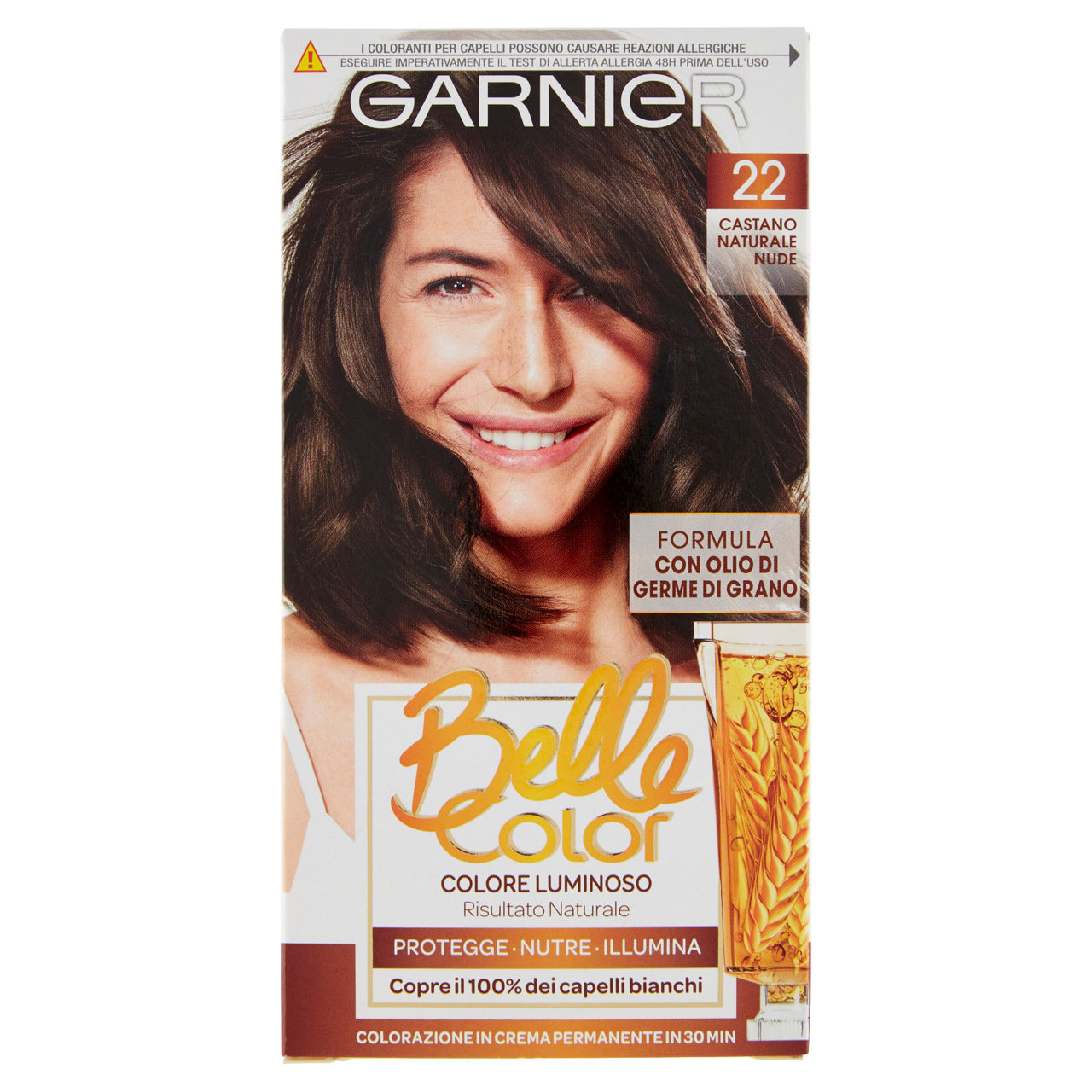 Colorazione per capelli n.22 castano 1 pz - Immagine 01