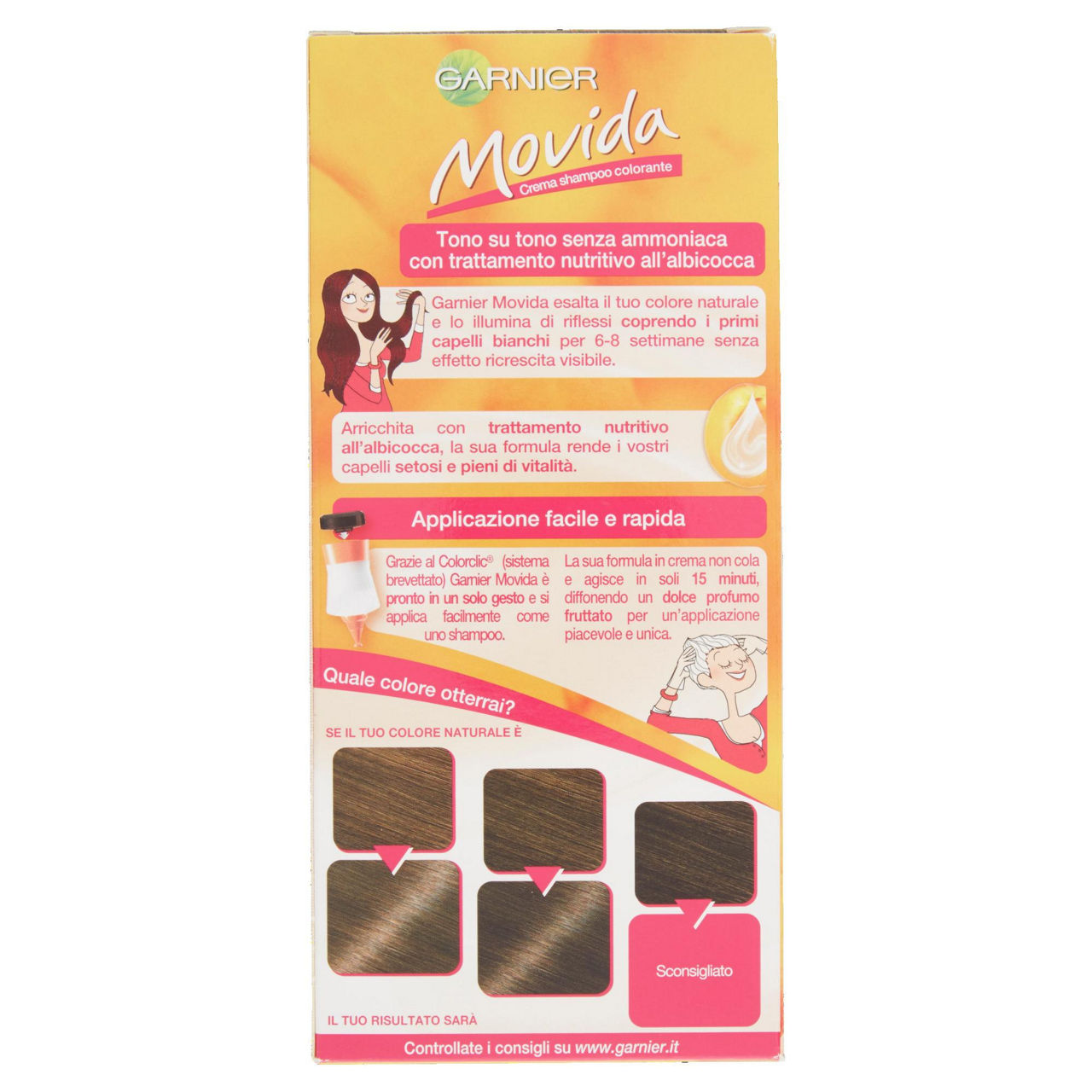Movida crema colorante castano chiaro n 25 - Immagine 11