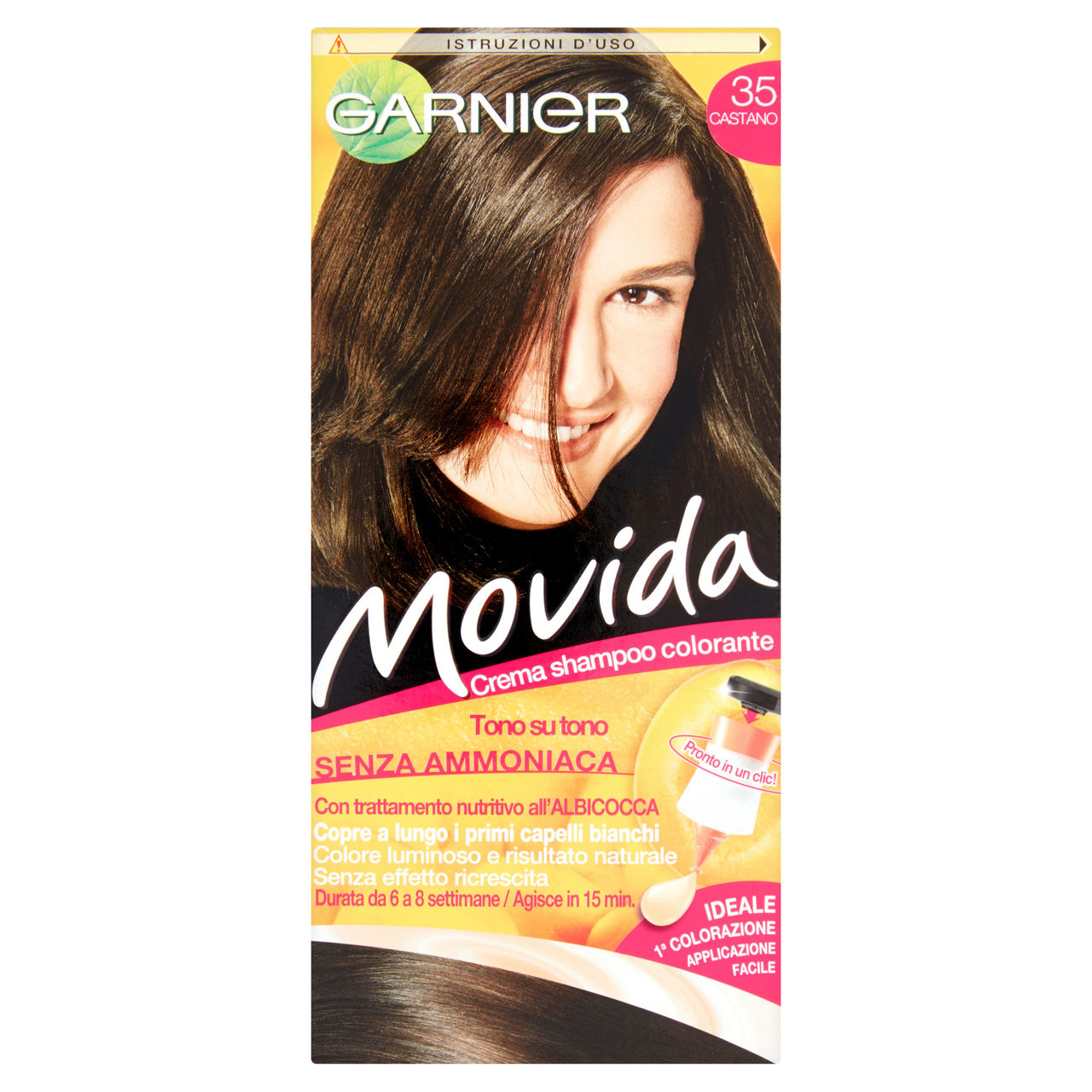 Movida crema colorante castano n. 35 - Immagine 01