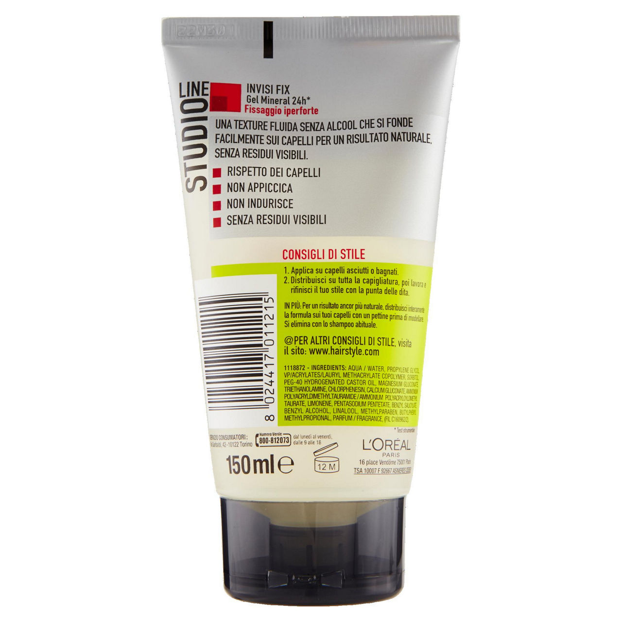 Gel studio line fix&force fissaggio ipeforte tubo  ml.150 - Immagine 21