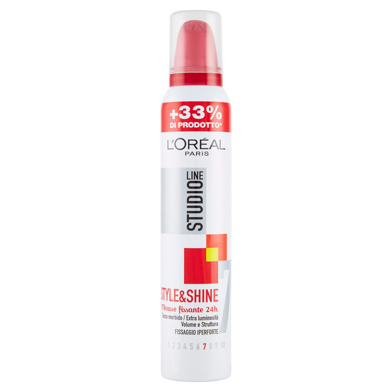 Studio line  mousse style&shine iperforte spray bombola ml.200