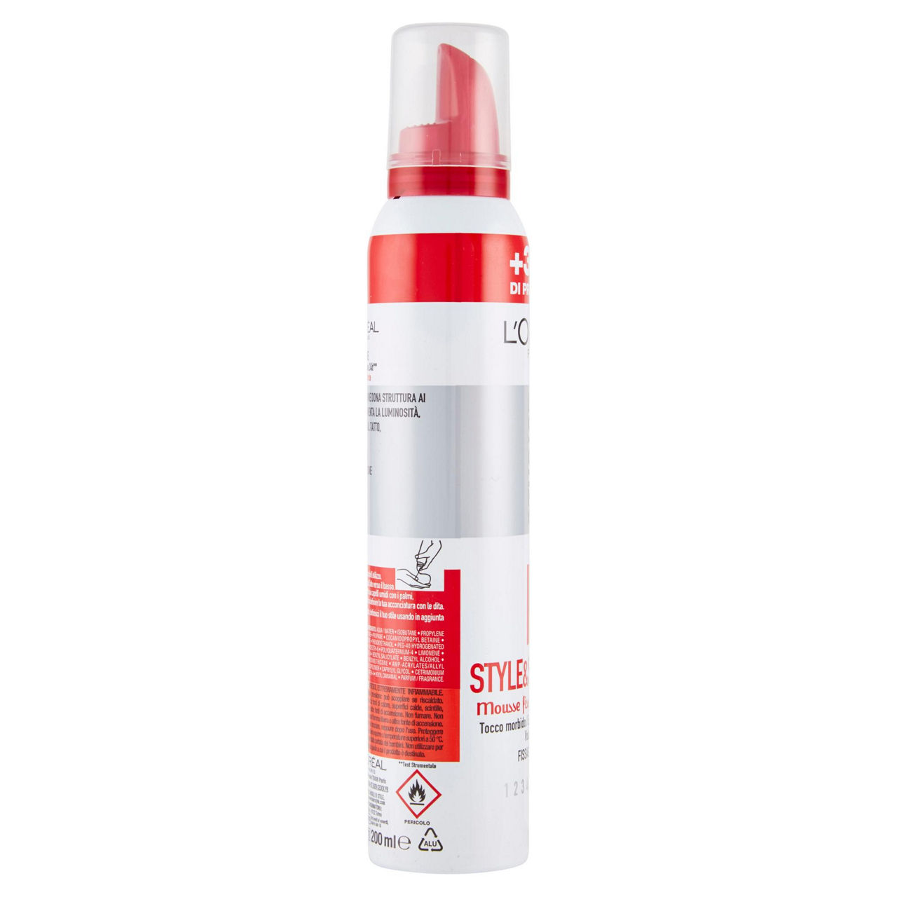 Studio line  mousse style&shine iperforte spray bombola ml.200 - Immagine 11