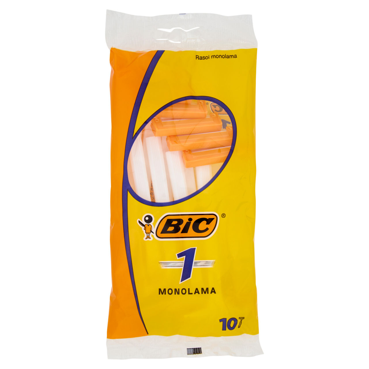 Rasoio monolama pochette usa e getta bic x 10