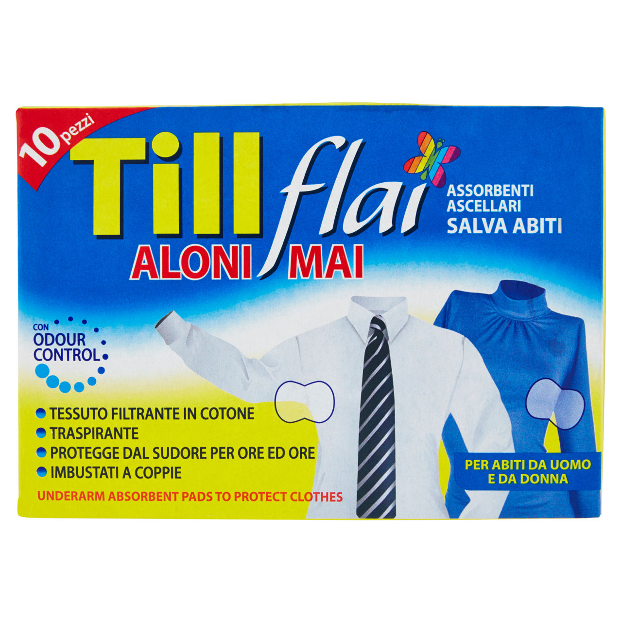 Assorbente till flai ascellare adesivo x10 sc.pz.1