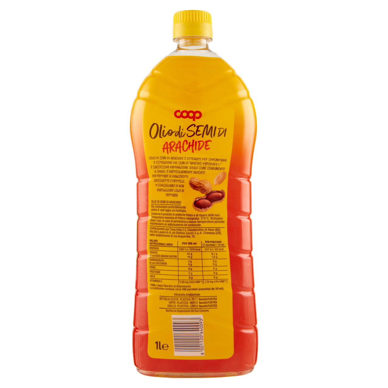 Olio di semi di arachide coop pet 1l - Immagine 61