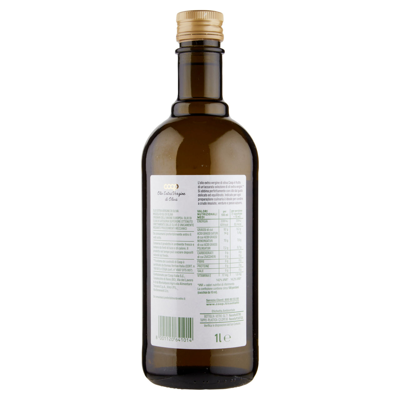 Olio extravergine di oliva delicato coop bottiglia l1 - Immagine 81