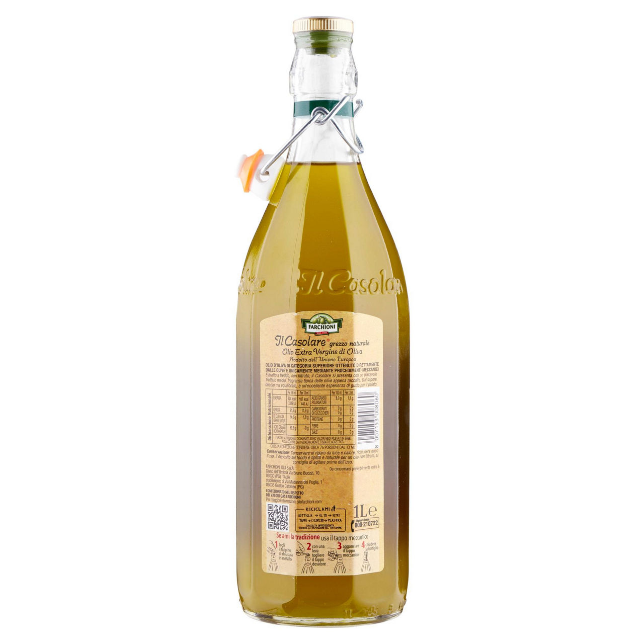 Olio extra vergine di oliva grezzo naturale 1 lt - Immagine 21