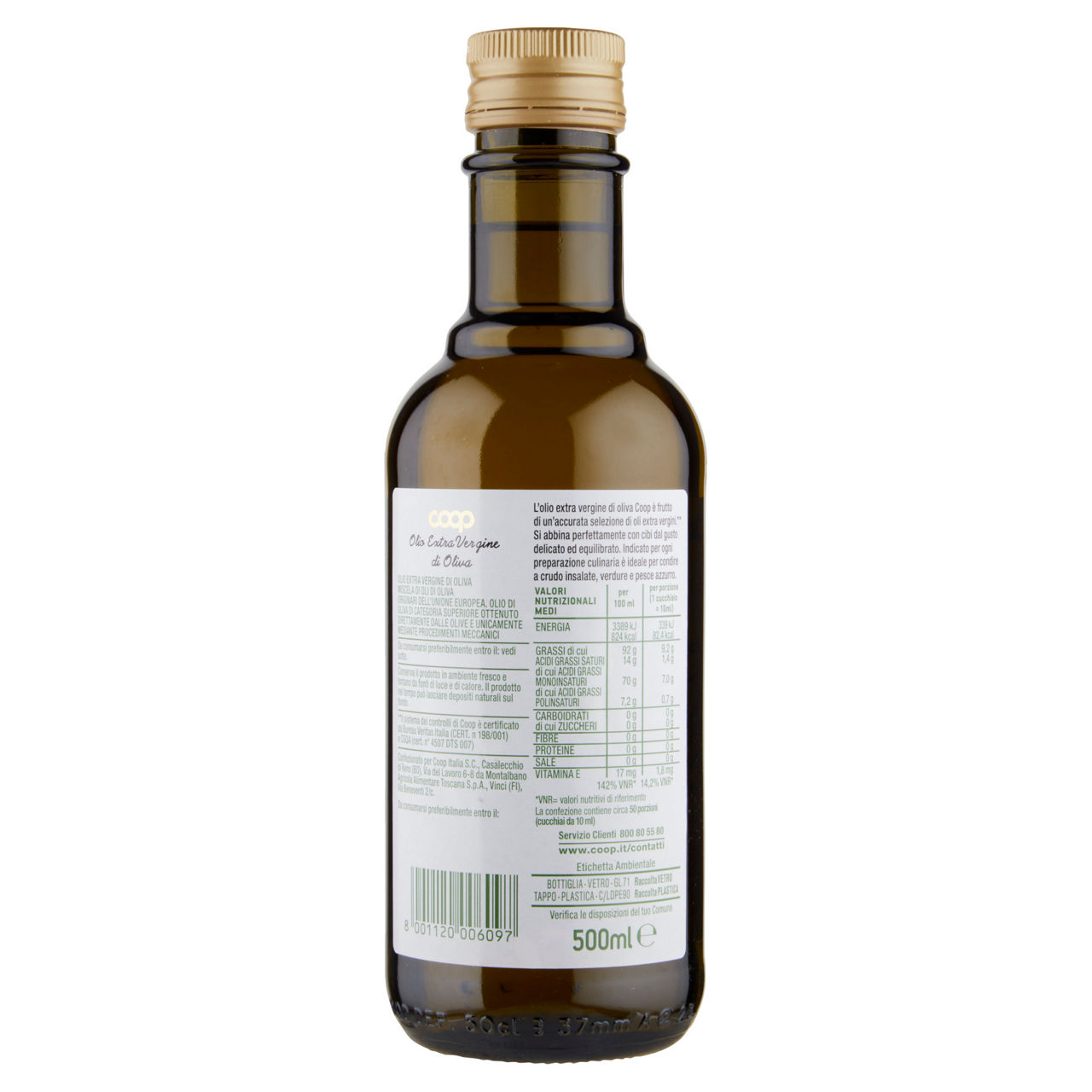 Olio extravergine di oliva delicato coop bottiglia ml.500 - Immagine 61
