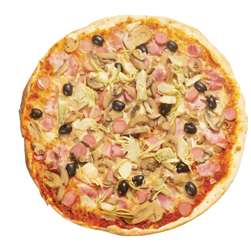 Pizza Capricciosa a spicchi