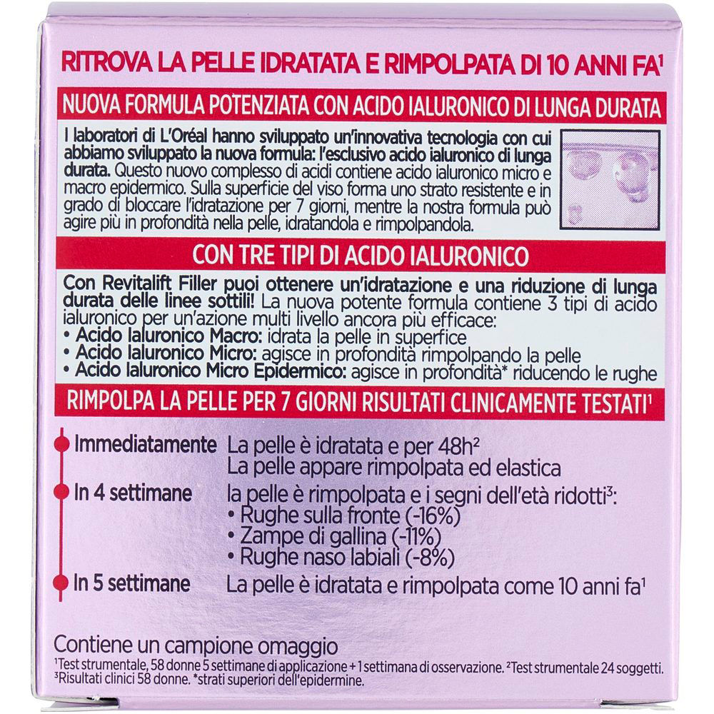 Crema viso giorno Filler anti rughe rivolumizzante 50 ml - Immagine 21