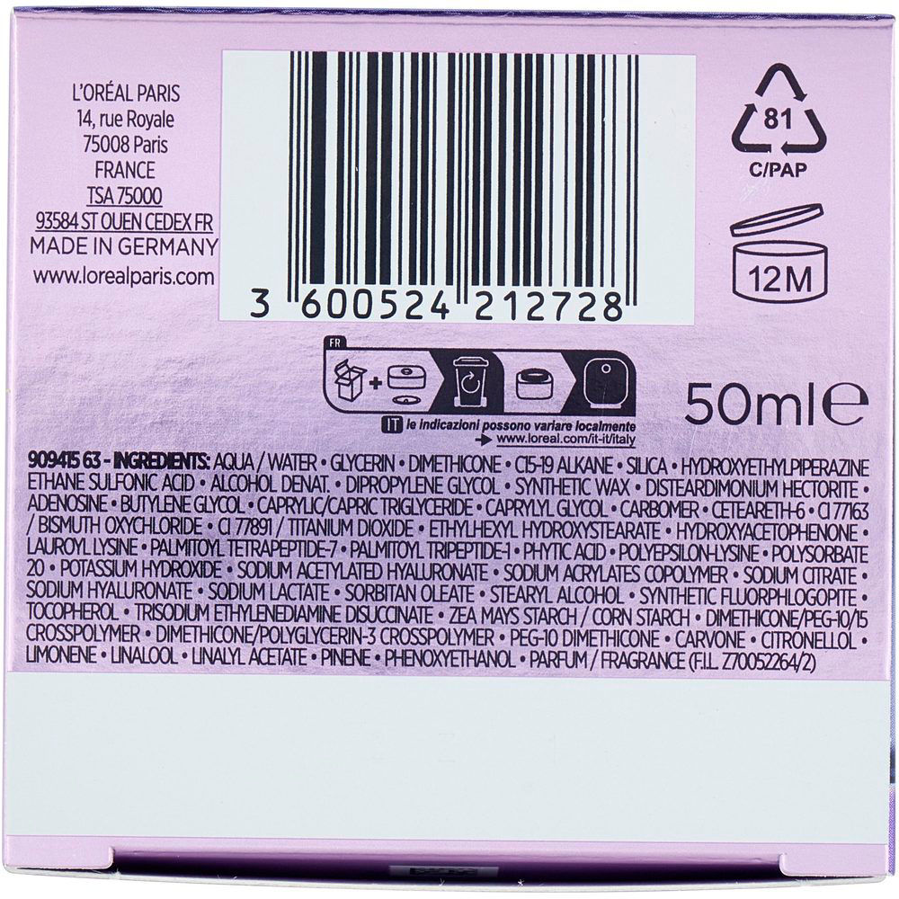 Crema viso giorno Filler anti rughe rivolumizzante 50 ml - Immagine 51